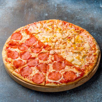 Собери пиццу из половинок 32 см